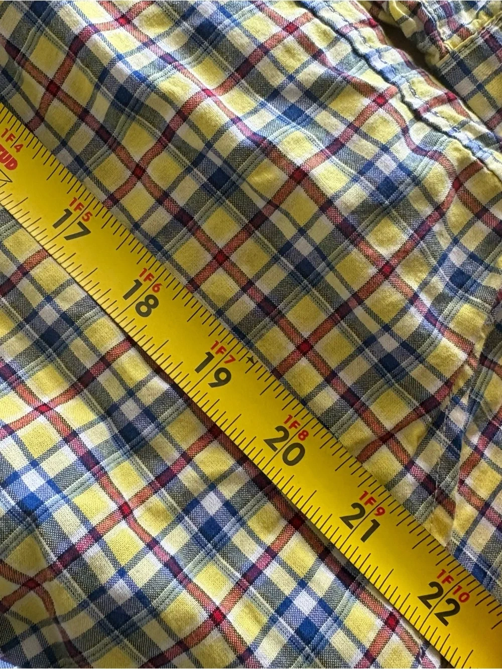 Boys  Plaid Button-Down Shirt - Yellow Multi